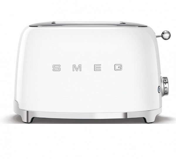 Smeg TSF01WHEU 50's Retro Style 2-Schlitz-Toaster Weiß