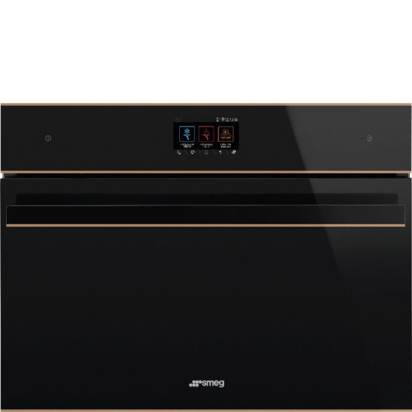 Smeg SBC4604WNR Kompakt-Blast Chiller 45cm Dolce Stil Novo Eclipse-Schwarzglas