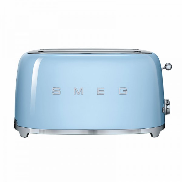 Smeg TSF02PBEU 50's Retro Style 4-Scheiben-Toaster Pastellblau
