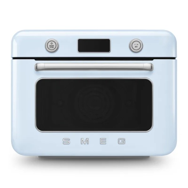 Smeg COF01PBEU Kombi-Tisch-Dampfbackofen 50's Style Pastellblau