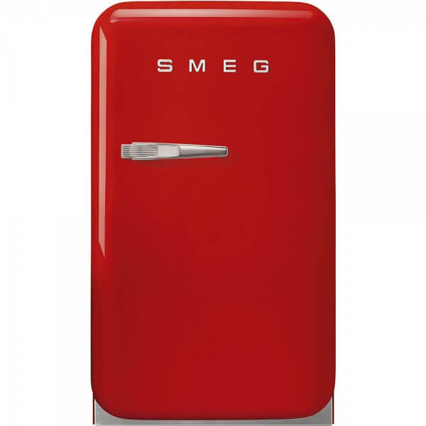 Smeg FAB5RRD5 Minibar Stand-Kühlschrank Rot 50's Retro Style