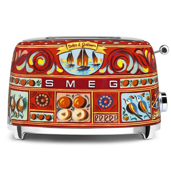 Smeg TSF01DGEU Dolce & Gabbana 2-Schlitz-Toaster 50's Retro Style