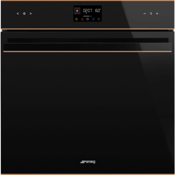 Smeg SOP6602TNR Einbaubackofen 60cm PYRO Dolce Stil Novo Eclipse-Schwarzglas