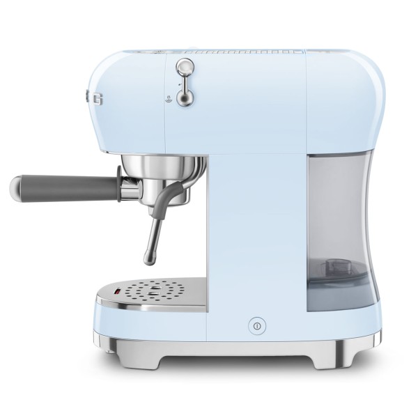 Smeg ECF02PBEU Espressomaschine mit Siebträger 50's Style Pastellblau
