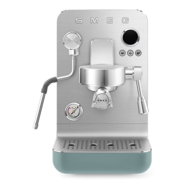 Smeg EMC02EGMEU Minipro Espresso-Kaffeemaschine Emerald Green-Matt Collezione