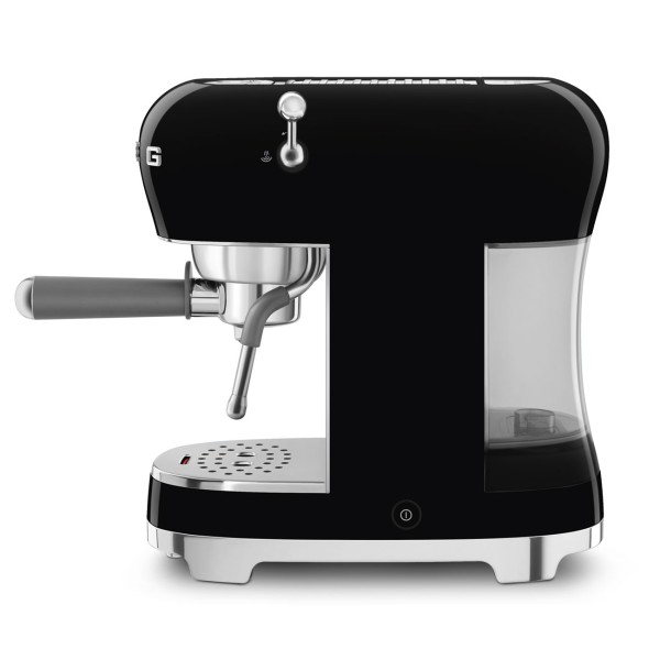 Smeg ECF02BLEU Espressomaschine mit Siebträger 50's Style Schwarz