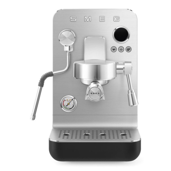 Smeg EMC02BLMEU Minipro Espresso-Kaffeemaschine Schwarz-Matt Collezione