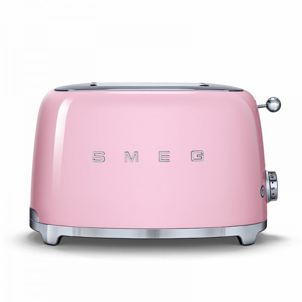 Smeg TSF01PKEU 50's Retro Style 2-Schlitz-Toaster Cadillac Pink